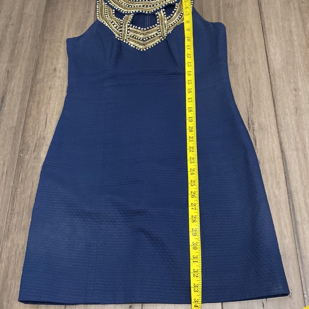 Lily Pulitzer Carlton shift dress beaded neckline - Picture 11 of 11